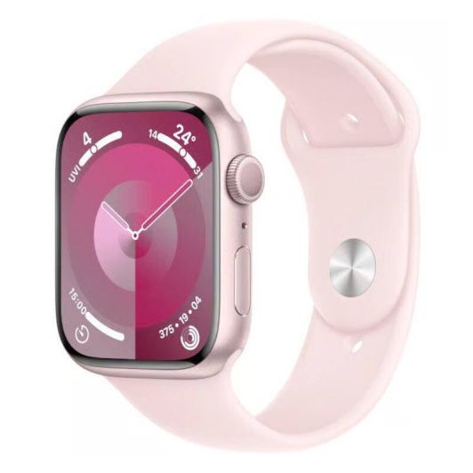 Montre connectée APPLE Watch S9 45mm GPS Rose Reconditionnée Grade A+