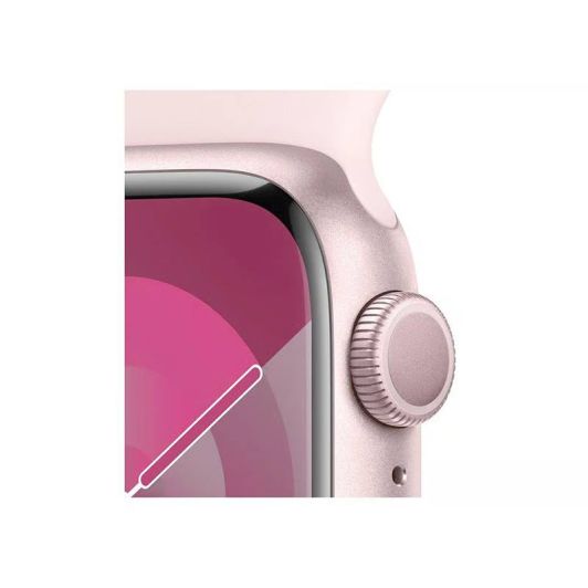 Montre connectée APPLE Watch S9 45mm GPS Rose Reconditionnée Grade A+