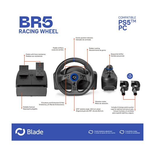 Volant BLADE BR5 Racing Wheel