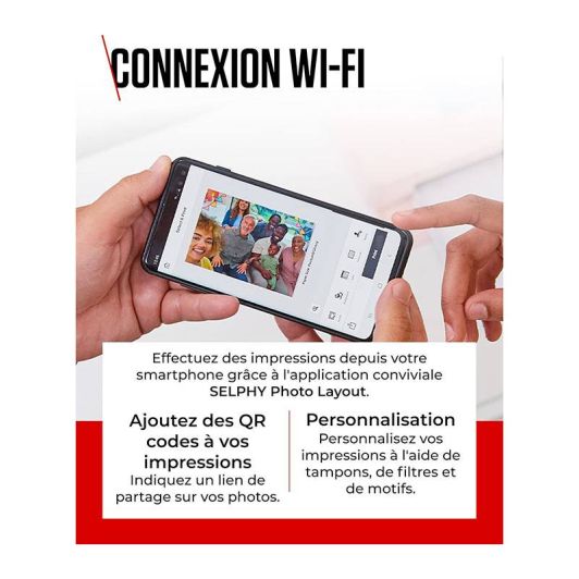 CANON SELPHY CP1500 wifi-fotoprinter, zwart – afdrukken op fotogrootte (10 x 15 cm)