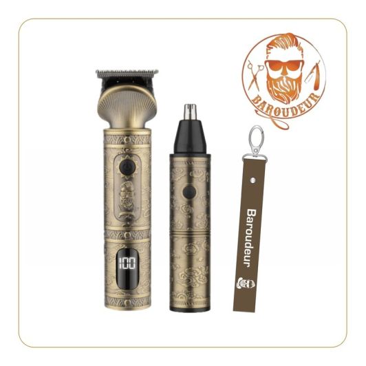 Tondeuse barbe LITTLE BALANCE COFFRET BAROUDEUR + N&O LB8937