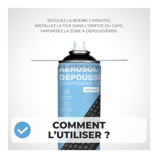 Lot de 2 bombes dépoussiérantes APM lot (2x400ml)