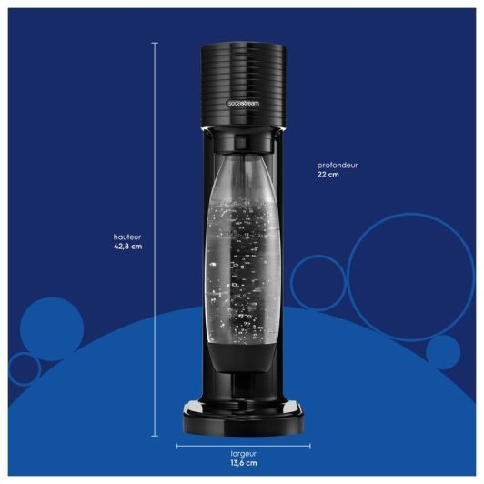 Appareil à soda SODASTREAM GAIA NOIR
