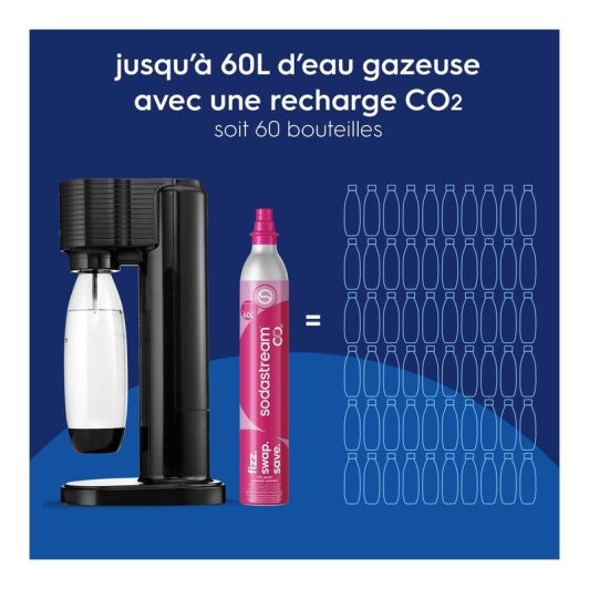 Appareil à soda SODASTREAM GAIA NOIR