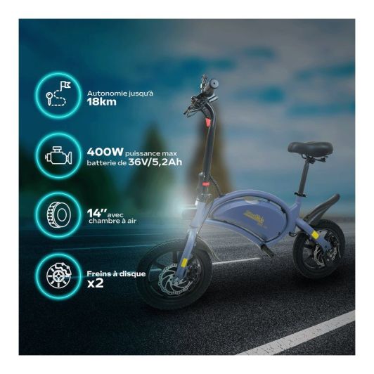 Loopfiets URBANGLIDE BIKE 140 Blauw