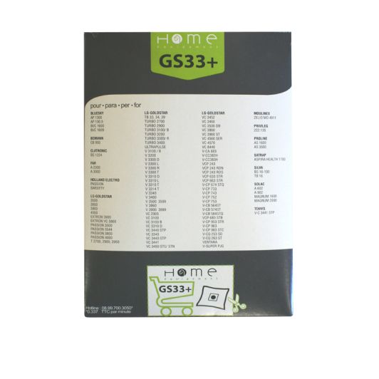 Stofzuigerzakken GS33+