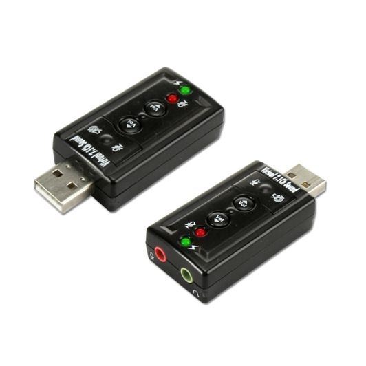Geluidskaart CONNECTLAND USB met voorbeluisteren