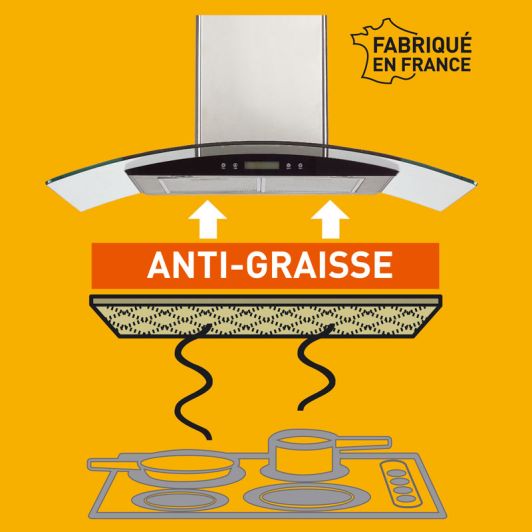 Vetfilter 100% natuurlijk 114 x 47 cm