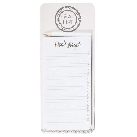 Magnetische memo 50 vellen + potlood