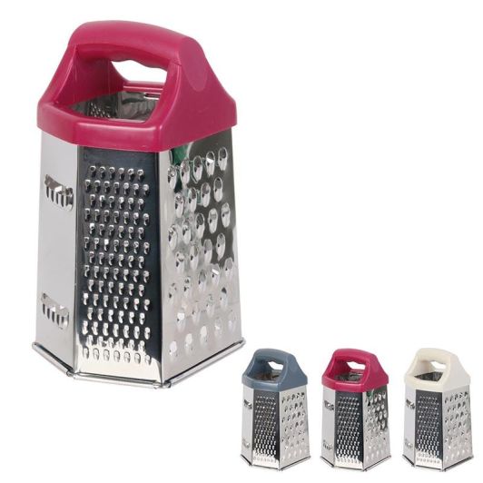 Rasp inox 6 zijdes