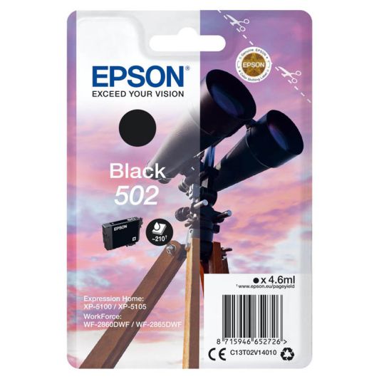 Inktpatroon EPSON 502 Verrekijkers Zwart