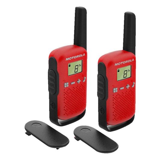 Walkie Talkie MOTOROLA T42 RED x 2