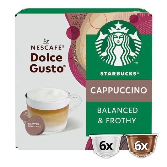 Koffiepads STARBUCKS® by NESCAFE® Dolce Gusto® Cappuccino x 12
