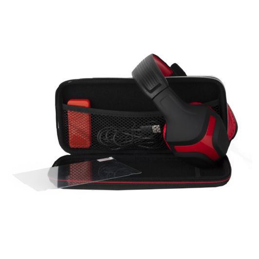 PACK accessoires 5 in 1 KONIX NINTENDO Switch (hoofdtelefoon, draagtas, case, snoer, tempered glass)