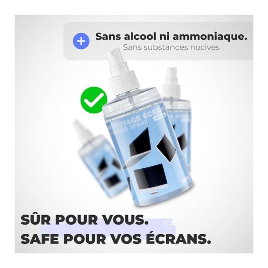 Kit nettoyant APM Tout écran (gel + tissu)