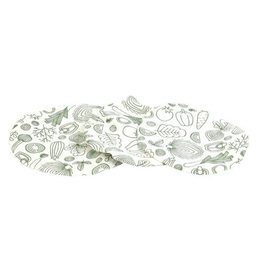 Couvercle en tissu réutilisable x3