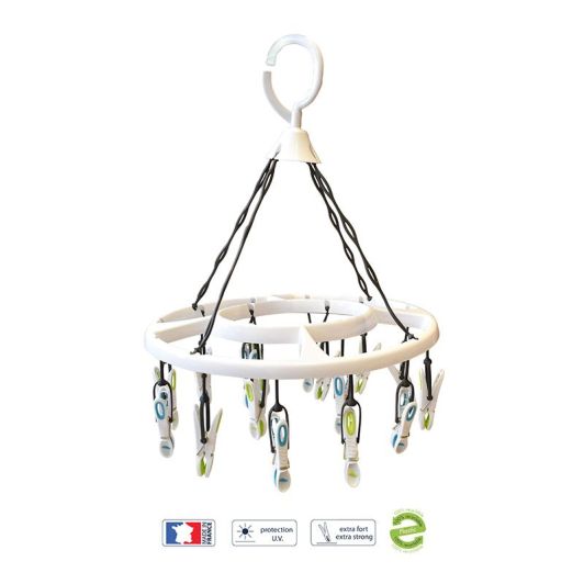 Hangdroogrek 16 wasknijpers