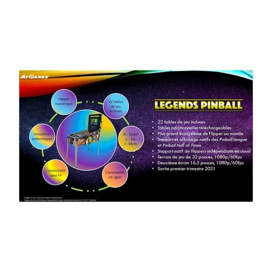 Flipperkast   AT GAMES Legends Pinball