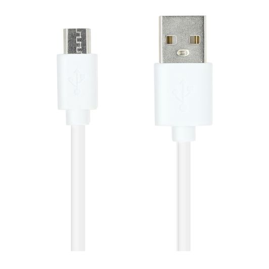 CABLE MICRO USB HIGH ONE 1M BLANC 