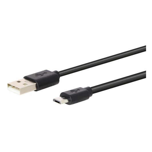 CABLE MICRO USB 2.5M EDENWOOD NOIR