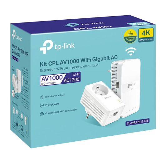 Powerline DUO TP LINK WPA7617kit - Wifi met Stekker