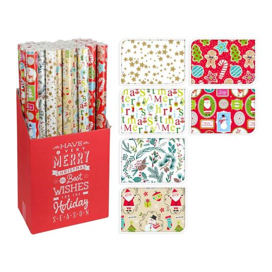 Papier cadeau de Noël