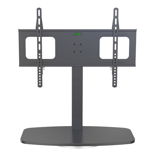 Support pied EDENWOOD TV de 81 à 165 cm MDF noir