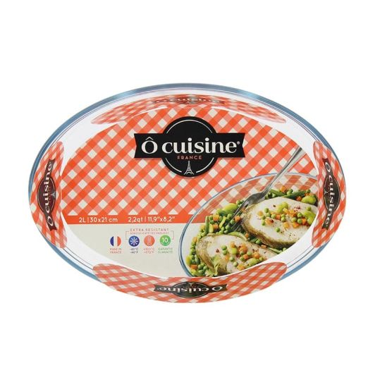 Plat verre O'cuisine 30x21cm