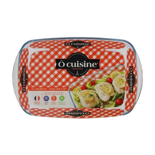 Plat verre O'cuisine 32x20 rectangle