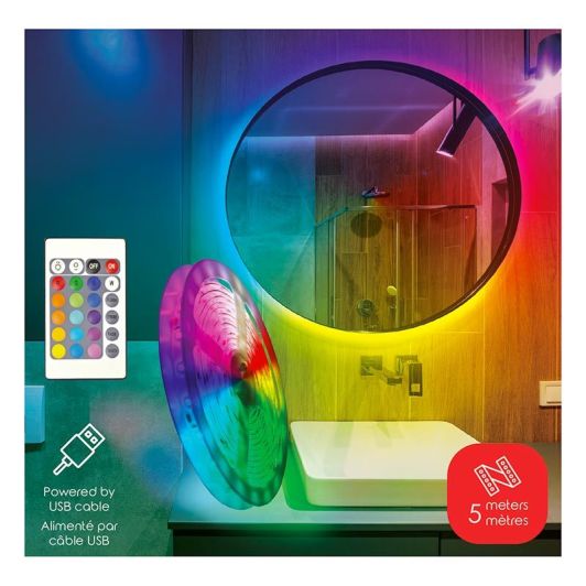 STRIP LED SLINGER ON.EARZ 5M INCL. AFSTANDSBEDIENING