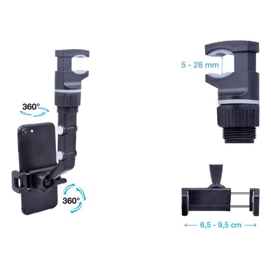 AUTOHOUDER H'MC VOOR SPIEGEL OF MEUBEL