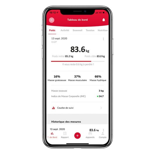 Personenweegschaal elektronisch TERRAILLON CONNECT & CARE