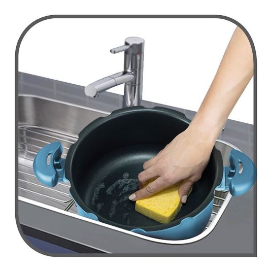 SEB ClipsoMinut' Duo 2-in-1 Snelkookpan 7L Blauw