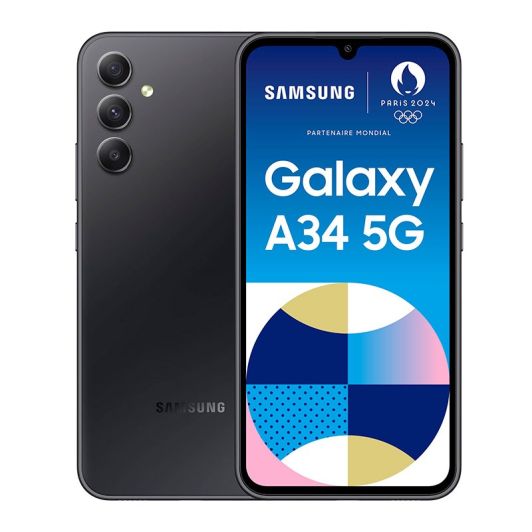 Smartphone SAMSUNG Galaxy A34 5G 128Gb zwart