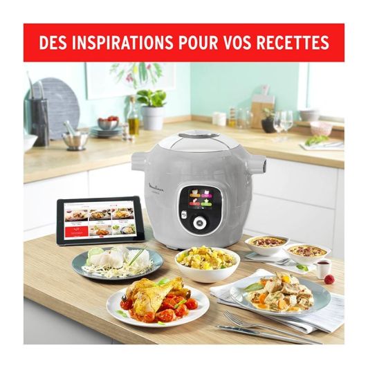 Multikoker MOULINEX COOKEO CE854B10 80 recepten