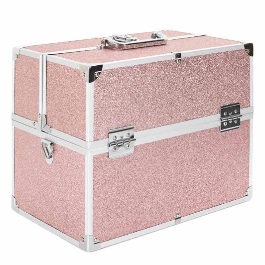 Malette de rangement Cosmetic Club rose