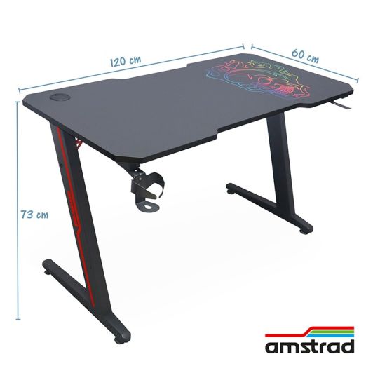 Gamingstoel AMSTRAD AMS-DESK120R SKRED