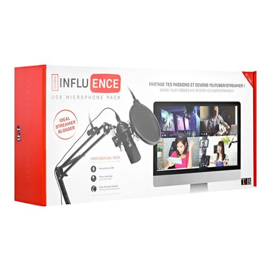 microfoon pak compleet voor youtubers en streamers - INFLUENCE