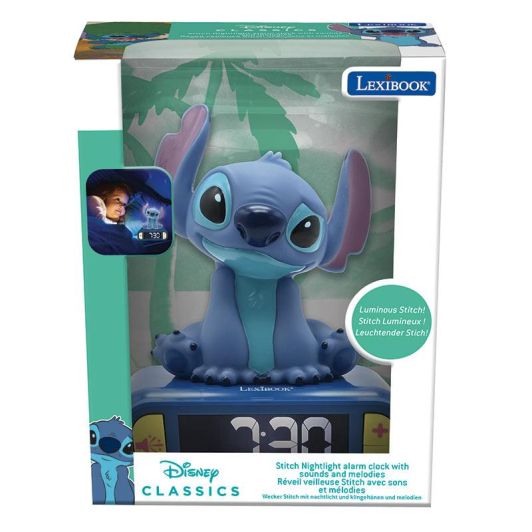 Wekker LEXIBOOK Stitch 3D