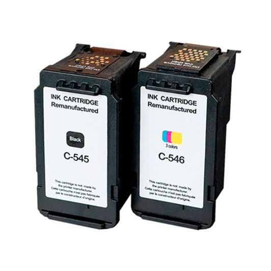 Compatibel ELECTRO DEPOT inktpatroon Canon C545/546 verpakking zwart en kleuren