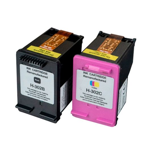 Cartridge ELECTRO DEPOT compatibel HP H302 zwart en kleuren