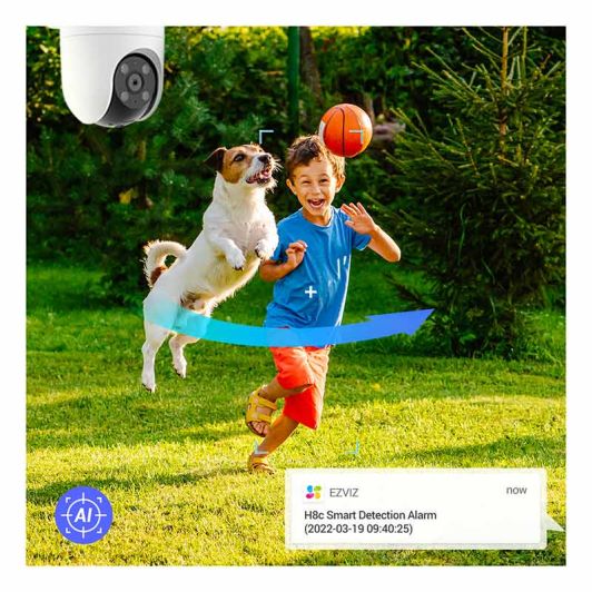 Caméra de Surveillance extérieure EZVIZ H8C motorisée 1080p