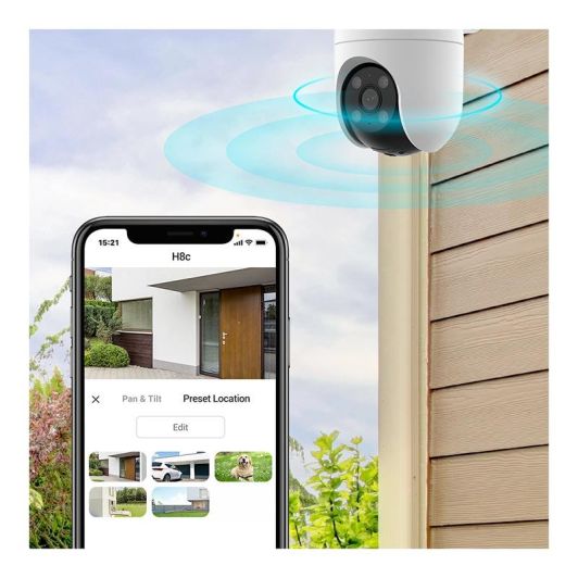 Caméra de Surveillance extérieure EZVIZ H8C motorisée 1080p