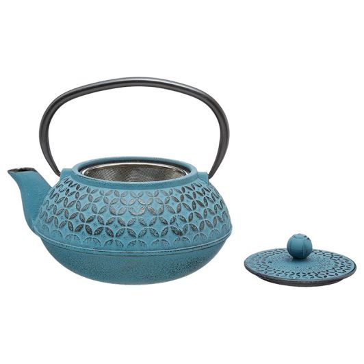 Gietijzeren Theepot 1L blauw