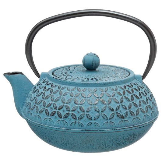 Gietijzeren Theepot 1L blauw