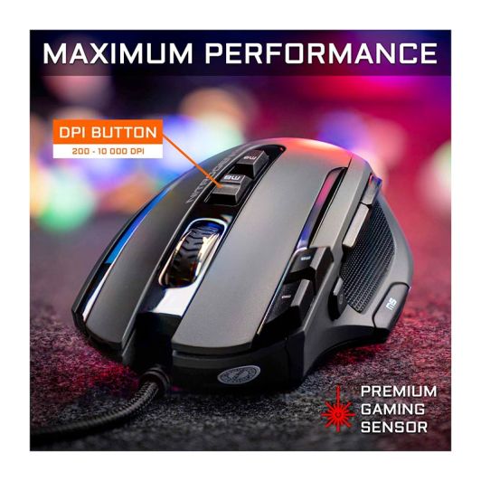 Muis THE G-LAB Nitrogen Core bedraad