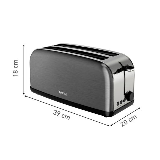 Broodrooster TEFAL TL520810 LONG zwart