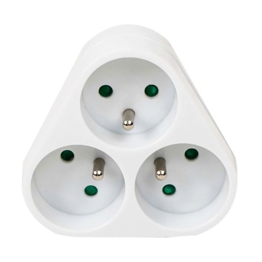 GAO Dominostekker x3 16A Wit