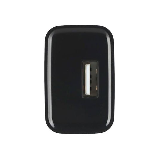 Adaptateur HIGH ONE Secteur 1 USB 2,4 Noir