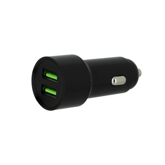 HIGH ONE Adapter A/C 2 USB Zwart